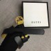 Gucci Width 3cm Leather Belt Yellow With Interlocking G Buckle