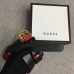 Gucci Width 3cm Leather Belt Red With Interlocking G Buckle