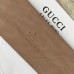 Gucci Width 4.8cm Leather Belt Black With Square Buckle