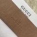 Gucci Width 4.8cm Leather Belt Red With Square Buckle