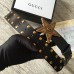 Gucci Studded Leather Belt Black With Star Buckle