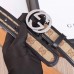 Gucci GG Supreme Belt with G Buckle 35mm Width Black Leather