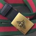 Gucci Canvas Web belt with bee buckle 409437 black