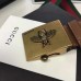 Gucci Canvas Web belt with bee buckle 409437 brown