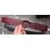 Gucci Width 3.5cm Leather Belt Burgundy with Crystal Dionysus Buckle