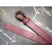 Gucci Width 3.5cm Leather Belt Burgundy with Crystal Dionysus Buckle