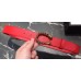 Gucci Width 3/3.5cm Leather Belt Red with Red Crystal Dionysus Buckle