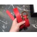 Gucci Width 3/3.5cm Leather Belt Red with Red Crystal Dionysus Buckle