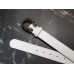 Gucci Width 3/3.5cm Leather Belt White with Blue Crystal Dionysus Buckle