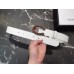 Gucci Width 3/3.5cm Leather Belt White with Red Crystal Dionysus Buckle
