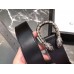 Gucci Width 3/3.5cm Leather Belt Black/Silver with Dionysus Buckle