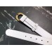 Gucci Width 3/3.5cm Leather Belt White with Dionysus Buckle