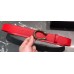 Gucci Width 3/3.5cm Leather Belt Red with Dionysus Stud Buckle