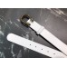 Gucci Width 3/3.5cm Leather Belt White with Dionysus Stud Buckle