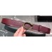 Gucci Width 3.5cm Leather Belt Burgundy with Dionysus Stud Buckle