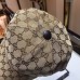 Gucci Beige Original GG Canvas Baseball Hat With Web