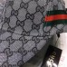 Gucci Grey Original GG Canvas Baseball Hat With Web