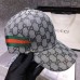 Gucci Grey Original GG Canvas Baseball Hat With Web