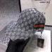 Gucci Grey Original GG Canvas Baseball Hat With Web