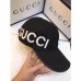 Gucci Black Embroidered Loved Baseball Hat