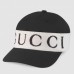 Gucci Black Baseball Hat With Gucci Headband