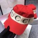 Gucci Red Baseball Hat With Gucci Headband