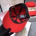 Gucci Red Baseball Hat With Gucci Headband