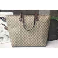 Gucci 547978 Ophidia GG large tote Bags Beige/ebony GG Supreme canvas