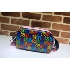 Gucci 574886 Small GG Psychedelic shoulder bag in GG Psychedelic soft Supreme canvas