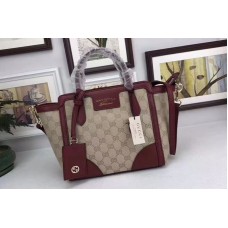 Gucci 368827 Swing mini GG Canvas Top Handle Bags Wine