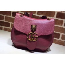 Gucci 409154 GG Marmont Leather Shoulder Bags Burgundy