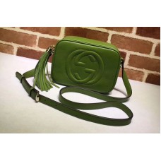 Gucci 308364 Soho Leather Disco Bags Green