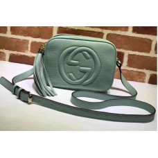 Gucci 308364 Soho Leather Disco Bags Light Green