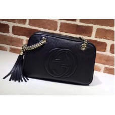 Gucci 308983 Soho Shoulder Bags Black