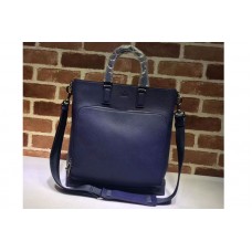 Gucci 406463 Leather Tote Bags Blue