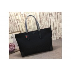 Gucci 308928 Large Original GG Canvas Tote Bags Black