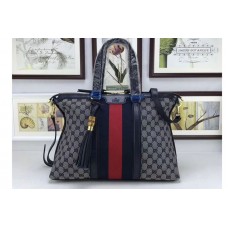 Gucci 309621 Black Rania Original GG Top Handle Bags