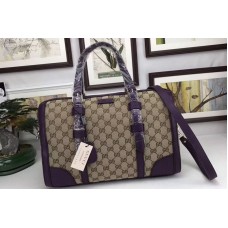 Gucci 387600 GG classic top handle bags Purple