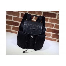 Gucci 406361 GG Guccissima Black Canvas Backpack