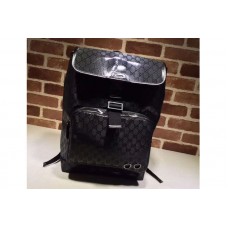 Gucci 269378 New Style Black Original Leather Backpack