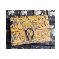 Gucci 400235 Dionysus Arabesque Shoulder Bag Yellow