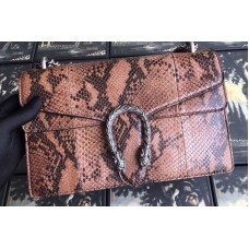 Gucci 400249 Dionysus Python Shoulder Bag Brown