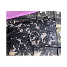 Gucci 400249 Dionysus Arabesque Shoulder Bags Black