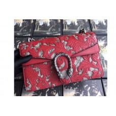 Gucci 400249 Dionysus Arabesque Shoulder Bags Red