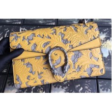 Gucci 400249 Dionysus Arabesque Shoulder Bags Yellow