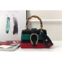 Gucci 523367 Dionysus mini top handle bags Black/Green/Red