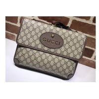 Gucci 495654 GG Supreme Canvas Messenger Bags Brown