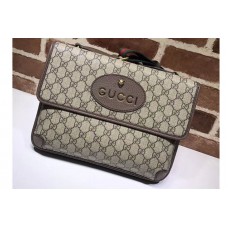 Gucci 495654 GG Supreme Canvas Messenger Bags Brown