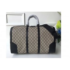 Gucci 406380 GG Canvas Boston Bags Black