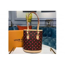 ouis Vuitton M42238 LV Petit with Cherry Bucket Bags Monogram Canvas